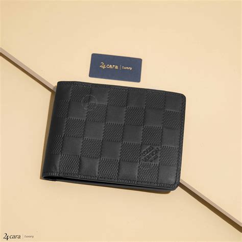 damier infini leather wallet|damier infini wallet.